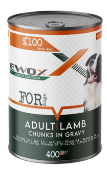 Ewox Kuzulu Parça Etli 400 gr