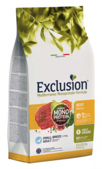 Exclusion Monoprotein Düşük Tahıllı Sığır Etli ve Narlı Orta Irk Yetişkin 3 kg