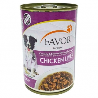 Favor Tavuk Ciğerli Yavru 400 gr