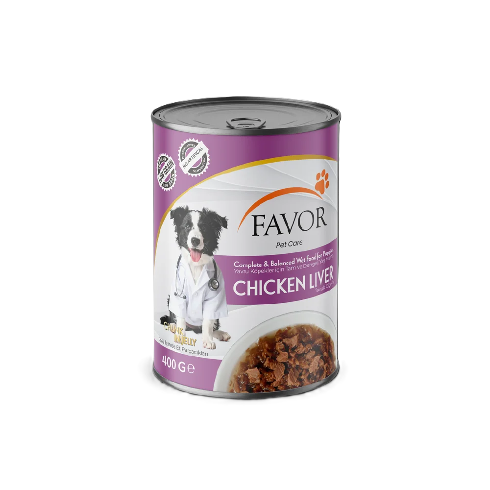 Favor Tavuk Ciğerli Yavru 400 gr