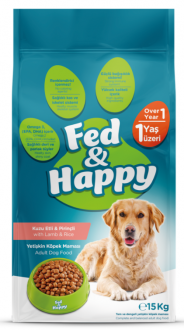 Fed&Happy Kuzu Etli Ve Pirinçli Yetişkin 15 kg