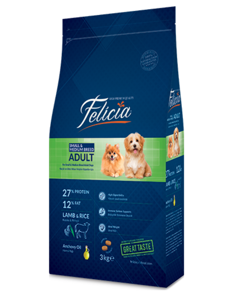 Felicia Adult Kuzulu Küçük ve Orta Irk 3kg