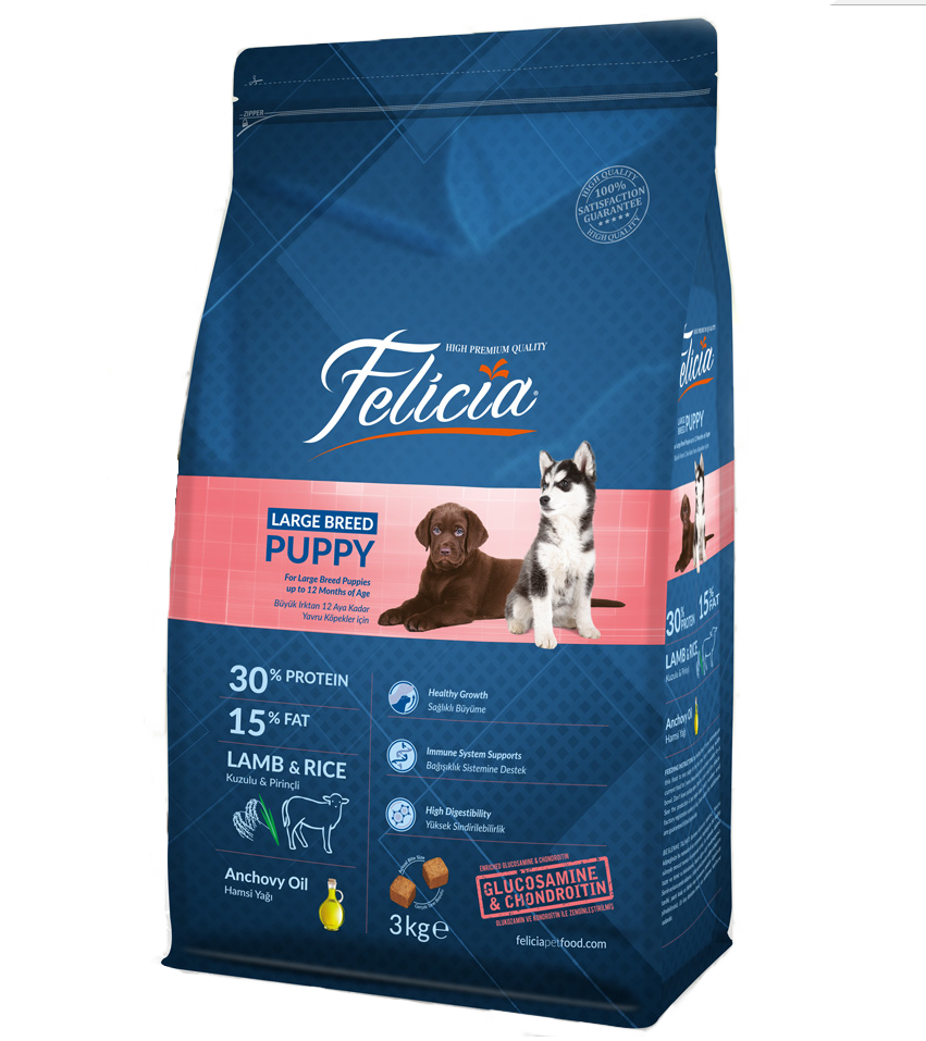 Felicia Puppy Kuzulu Büyük Irk 3 kg