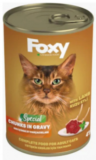 Foxy Kuzu Etli Yetişkin 415 gr