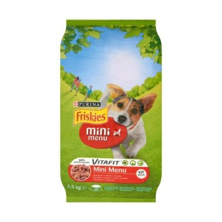Friskies Mini Menü Sığır Etli ve Sebzeli Yetişkin 1.5 kg