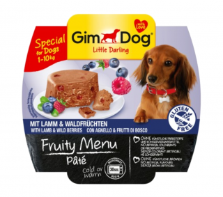 Gimdog Fruity Menu Kuzu Etli ve Yaban Mersinli 100 gr