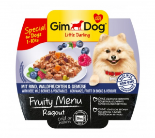 Gimdog Fruity Menu Sığır Etli ve Yaban Mersinli 100 gr