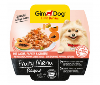 Gimdog Fruity Menu Somonlu, Papayalı ve Sebzeli 100 gr