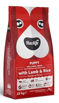 Havlife Kuzulu ve Pirinçli Mini ve Küçük Irk Yavru 15 kg