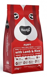 Havlife Kuzulu ve Pirinçli Mini ve Küçük Irk Yavru 3 kg