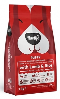 Havlife Kuzulu ve Pirinçli Orta ve Büyük Irk Yavru 3 kg