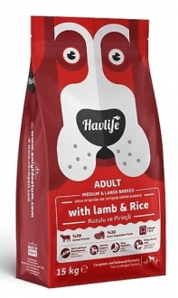 Havlife Kuzulu ve Pirinçli Orta ve Büyük Irk Yetişkin 15 kg
