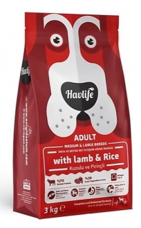 Havlife Kuzulu ve Pirinçli Orta ve Büyük Irk Yetişkin 3 kg