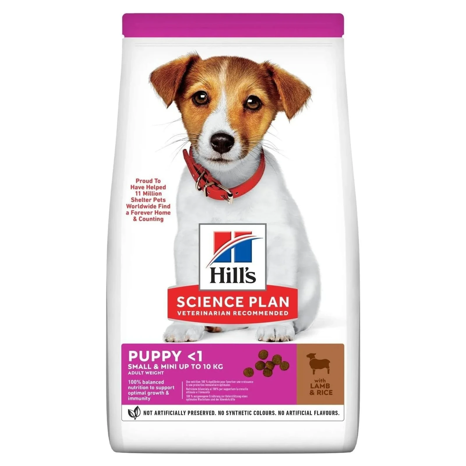 Hill's Pirinç ve Kuzu Etli Küçük ve Mini Irk Yavru Köpek Maması 1.5 KG