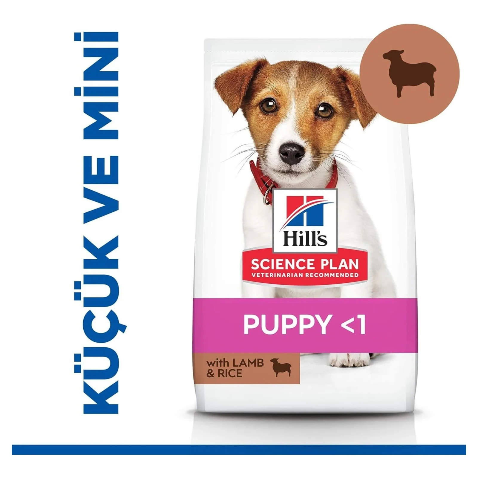 Hill's Pirinç ve Kuzu Etli Küçük ve Mini Irk Yavru Köpek Maması 1.5 KG görsel 2