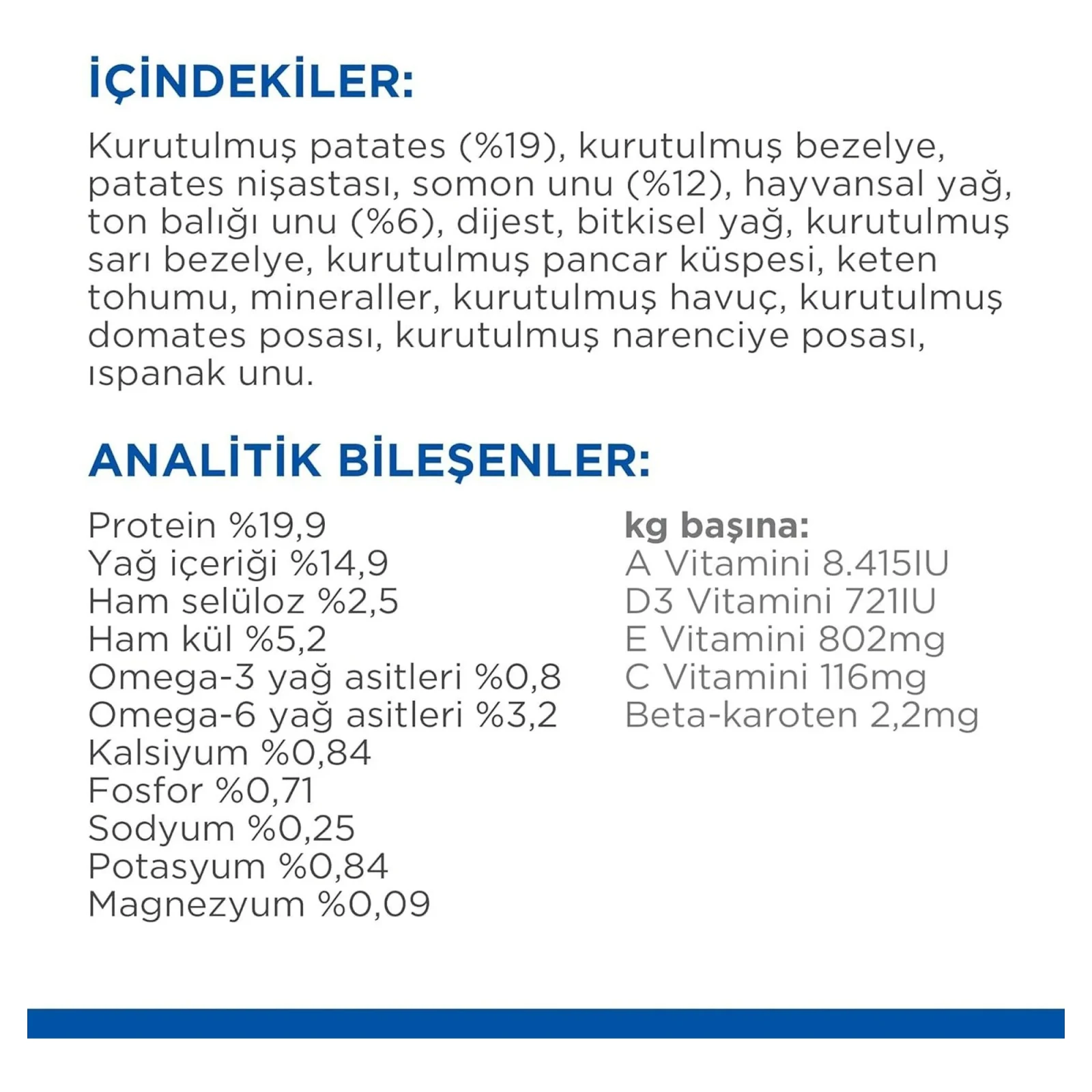 Hill's Somonlu Hipoalerjenik Orta Irk Yetişkin Köpek Maması 2.5 KG görsel 4