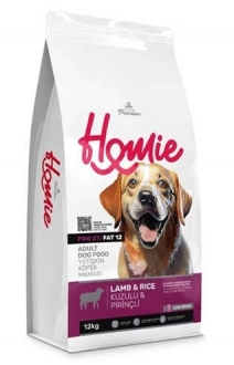 Homie Pro27 Düşük Tahıllı Kuzulu ve Pirinçli 15 kg