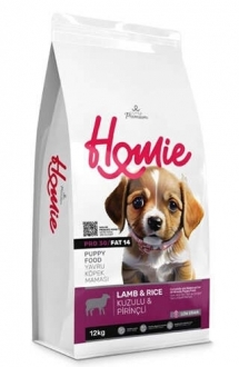 Homie Pro30 Düşük Tahıllı Kuzulu ve Pirinçli Yavru 12 kg