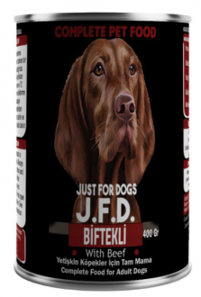 Just For Dog Yetişkin Biftekli 400 gr