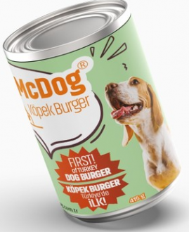 McDog Yetişkin Burger Kuzu Etli 415 gr
