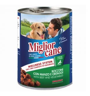Miglior Cane Biftekli ve Sebzeli 405 gr