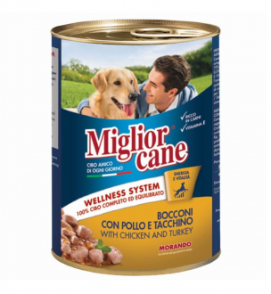 Miglior Cane Tavuklu ve Hindili 405 gr