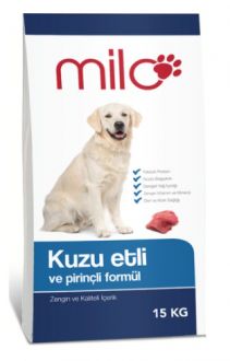 Milo Kuzu Etli ve Pirinçli Adult 15 kg
