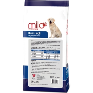 Milo Kuzu Etli ve Pirinçli Adult 15 kg görsel 2