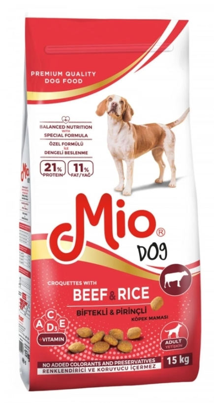 Mio Biftekli Ve Pirinçli Yetişkin 15 kg