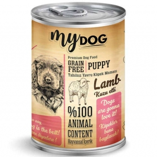 Mydog Puppy Kuzu Etli Tahılsız 415 gr