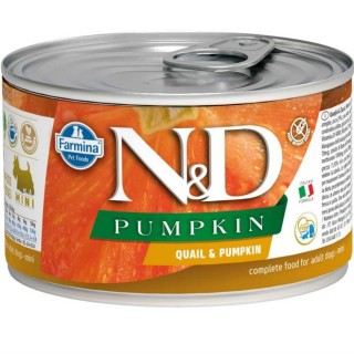 N&D Balkabaklı Bıldırcınlı 140 gr