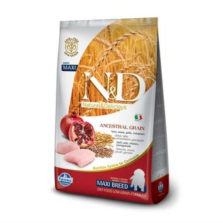 N&D Düşük Tahıllı Tavuklu Narlı Büyük Irk Yavru 12 kg