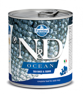 N&D Ocean Levrek ve Mürekkep Balıklı 285 gr