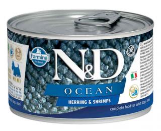 N&D Ocean Tahılsız Ringa Balıklı ve Karidesli 140 gr