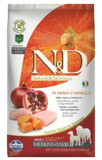 N&D Pumpkin Tahılsız Balkabaklı Tavuk Etli ve Narlı 2.5 kg