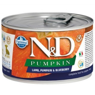 N&D Puppy Pumpkin Balkabak Kuzu ve Yaban Mersini 140 gr