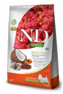 N&D Quinoa Skin Coat Tahılsız Ringa Balıklı 2.5 kg