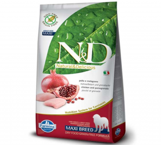 N&D Tahılsız Maxi Tavuklu ve Narlı 12 kg