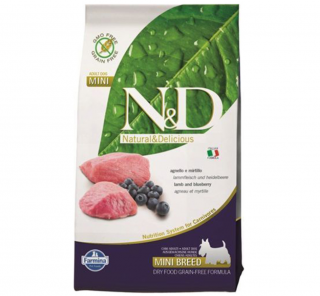 N&D Tahılsız Mini Kuzu Eti ve Yaban Mersini 2.5 kg