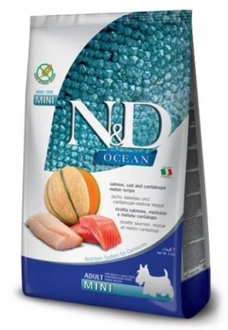 N&D Ocean Somon ve Morina Balıklı Kavunlu Küçük Irk Yetişkin 2.5 kg