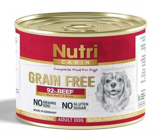 Nutri Canin Biftekli Tahılsız Yetişkin 200 gr