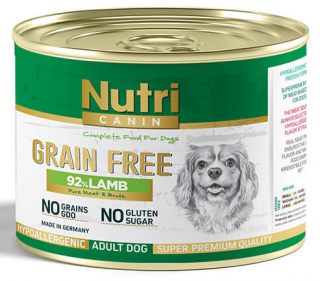 Nutri Canin Tahılsız %92 Kuzu Etli Yetişkin 200 gr