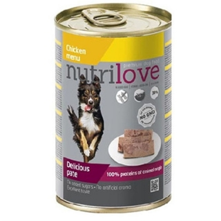Nutrilove Dana ve Hindi Parça Etli 415 gr