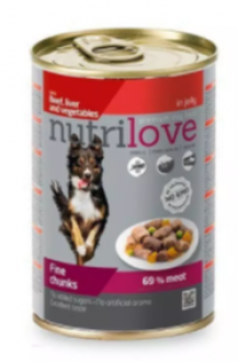 Nutrilove Tahılsız Sığır Etli Ciğerli 415 gr