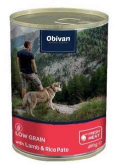 Obivan Düşük Tahıllı Kuzu Etli Pirinçli 400 gr