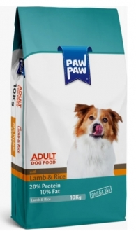 Paw Paw Kuzu Etli Ve Pirinçli Yetişkin 10 kg