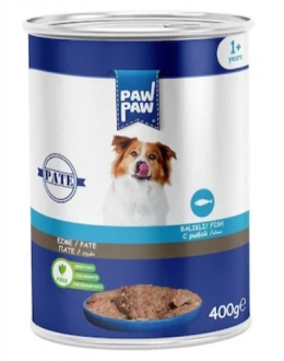 Paw Paw Pate Balıklı Yetişkin 400 gr