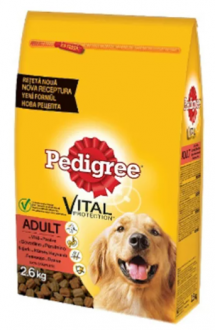 Pedigree Kuru Yetişkin Sığırlı ve Kümes Hayvanlı 2.6 kg