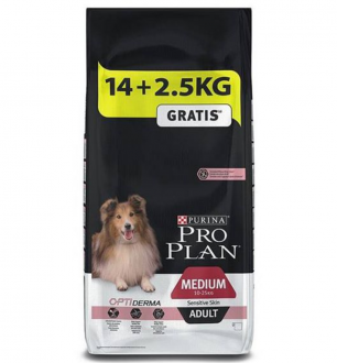 Pro Plan Adult Sensitive Medium Somonlu 16.5 Kg