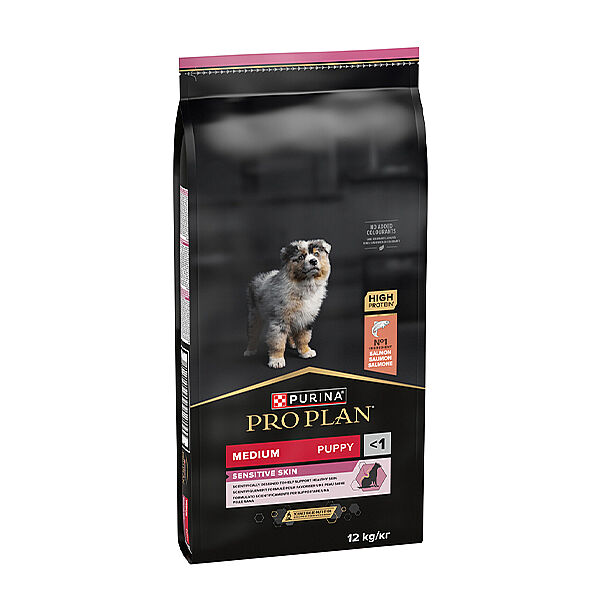 Pro Plan Medium Puppy Sensitive Somonlu 12 kg